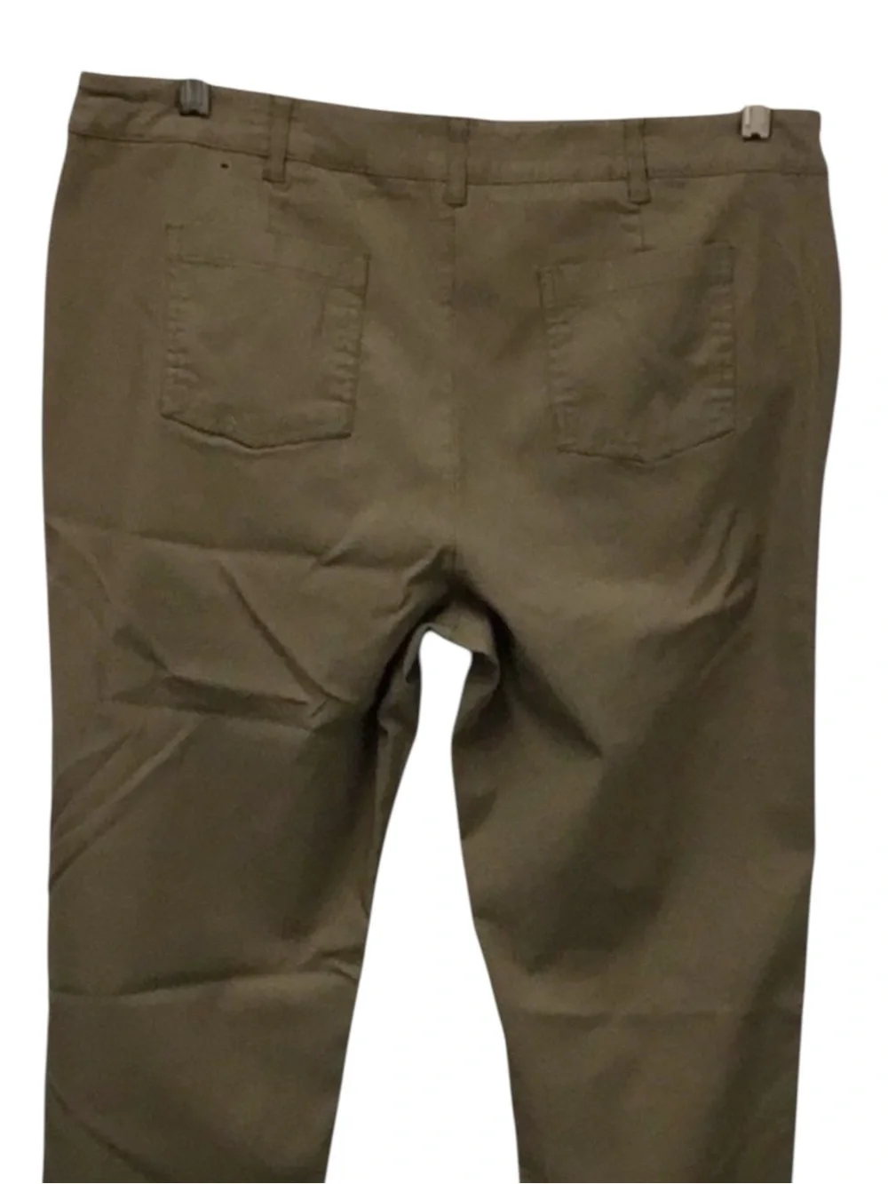 SOHO Apparel Women’s Straight Leg Pants | Neutral Workwear Trouser Camel Size 16